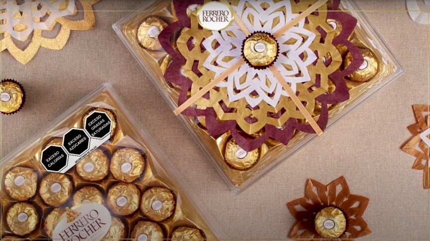 Golden Christmas Snowflakes