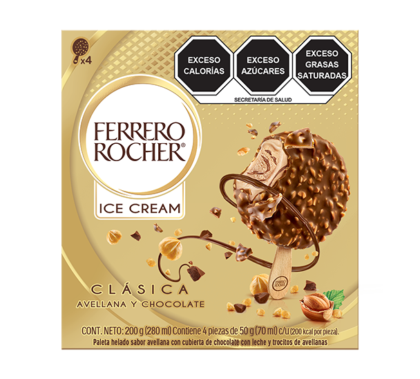 Ice Cream Clásica; 4 Piezas