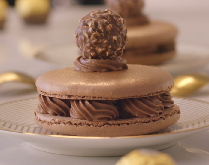 Macarons chocolade/praliné