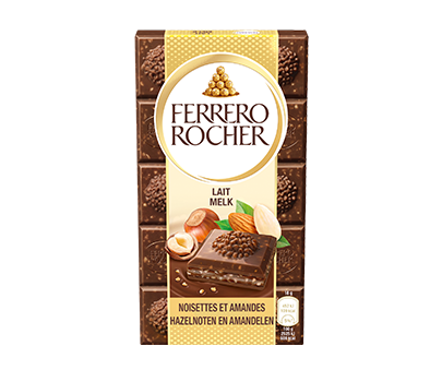 Ferrero Rocher Chocoladereep met melkchocolade, hazelnoten & amandelen