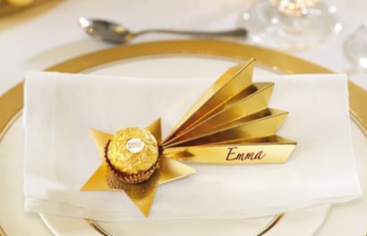 Złota kometa Ferrero Rocher