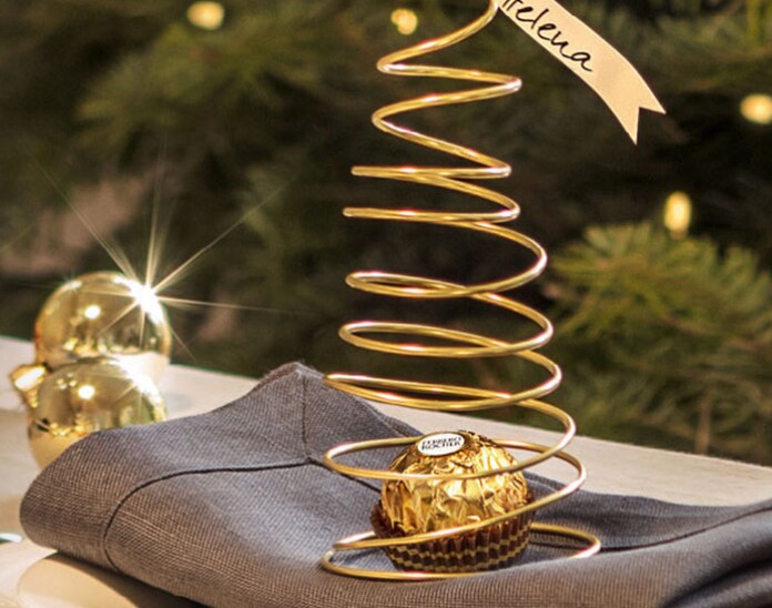 Árvore de Natal dourada