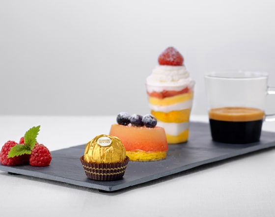 Café Gourmand with Fruity Delights