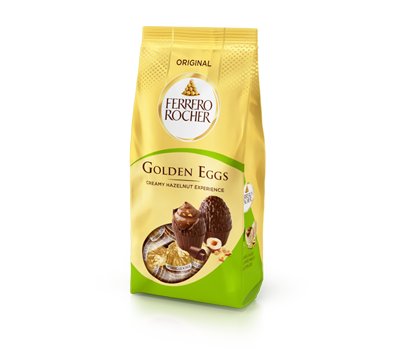 Ferrero Rocher Golden Eggs cu ciocolata cu lapte