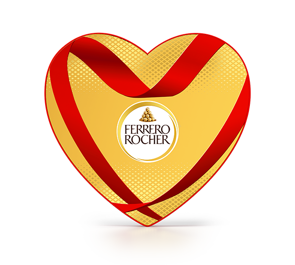 Ambalaj cadou in forma de inima cu 10 bucati