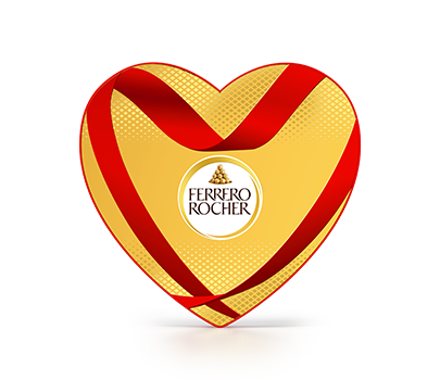 Ambalaj cadou in forma de inima cu 10 bucati