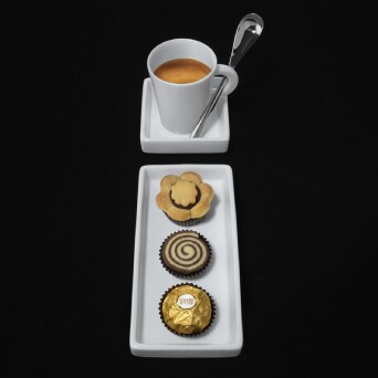 Café Gourmand with Mini-Cakes