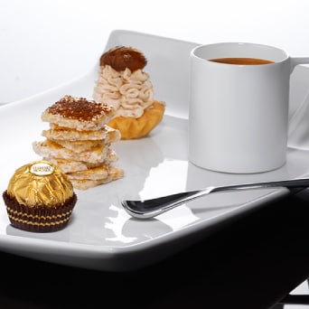 Café Gourmand with Creamy Desserts