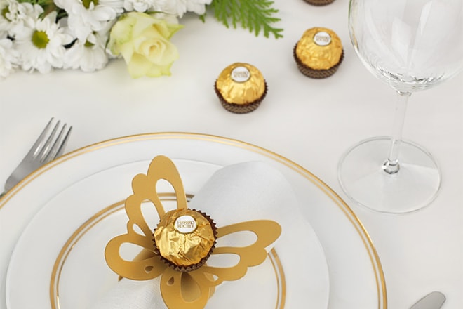Ferrero Rocher Napkin Ring