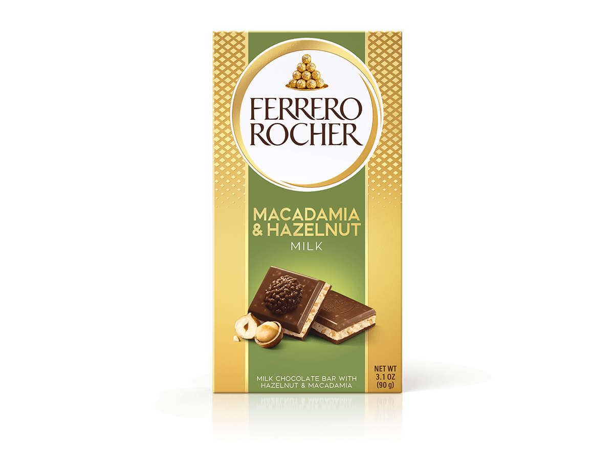Ferrero Rocher® Milk Chocolate Bar With Hazelnut And Macadamia