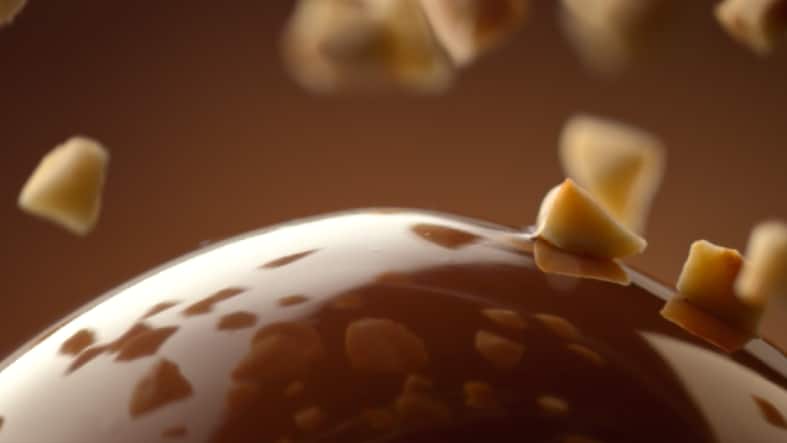 Version diet des Ferrero Rocher au chocolat noir et Sesame, le bol