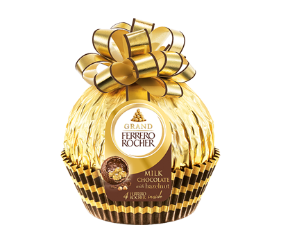 Ferrero Rocher Grand Assortment, Premium Gourmet Assorted Hazelnut Milk  Chocolate, Dark Chocolate, Cappuccino, Manderly and Coconut, 24 Ct. (Pack  of